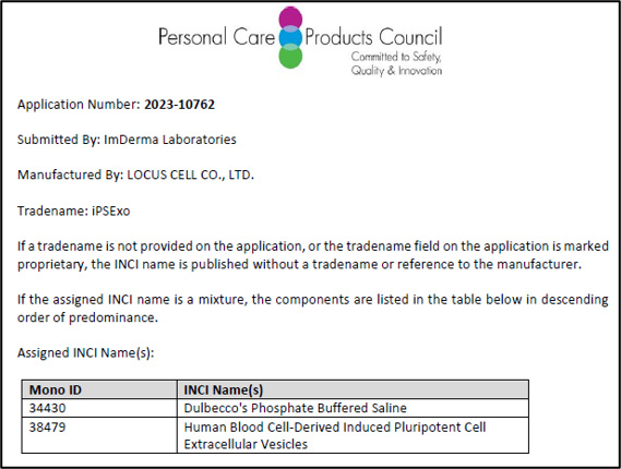INCI Assignment Letter